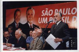 Atividade da candidatura &quot;Genoino Governador&quot; (PT) nas eleições de 2002 (São Paulo-SP, 2002) / Crédito: Cesar Hideiti Ogata