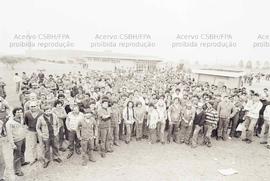 Greve dos metalúrgicos da TRW (Santo André-SP, ago. 1984). Crédito: Vera Jursys