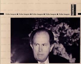 Retrato do senador Albano Franco (Local desconhecido, 11 ago. 1992). / Crédito: Bel Pedrosa/Folha...