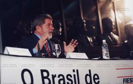 Encontro da candidatura “Lula Presidente” (PT) com empresários da FIESP (São Paulo-SP, 30 jul 2002) / Crédito: Autoria desconhecida