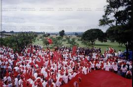 Marcha pela Reforma Agraria (Brasília-DF, 1997). / Crédito: Plínio de Arruda Sampaio