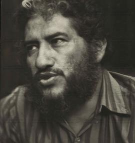 Retrato de Hugo Blanco, deputado constituinte do PRT na Nicarágua (Local desconhecido, Data desco...