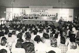 Congresso Nacional da Classe Trabalhadora, 1o (São Bernardo do Campo-SP, 26-28 ago. 1983). / Crédito: Lau Polinesio.