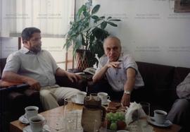 Lula visita Haim Haserfeld (Israel, 1993). / Crédito: Autoria desconhecida