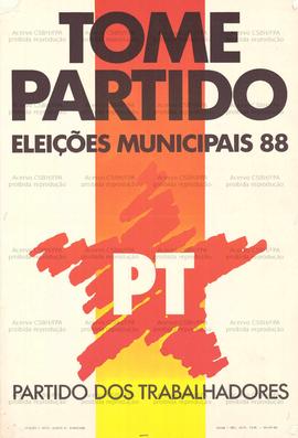 Tome Partido. Eleições Municipais 88. (1988, Porto Alegre (RS)).