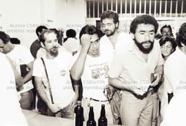 Festa de lançamento Chapa 3 ao Sindicato dos Metalúrgicos de São Paulo (São Paulo-SP, mai. 1987). Crédito: Vera Jursys