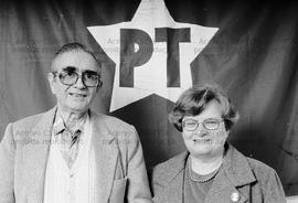 Retrato de candidaturas do PT nas eleições de 1986 (Local desconhecido, 1986). Crédito: Vera Jursys