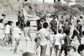 Atividades realizadas pelo movimento de moradia em Guaianazes (São Paulo-SP, mar. 1982). Crédito:...