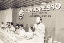Congresso do Sindicato dos Metalúrgicos de São Bernardo do Campo e Diadema, 5º (São Bernardo do C...