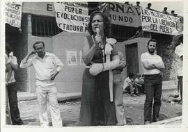 Campanha Rosário Ibarra de Pedra presidente nas eleições de 1982 no México (México, 1982). / Créd...