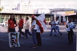 Comício da candidatura &quot;Lula Presidente&quot; (PT) nas eleições de 2002 (Belo Horizonte-MG, 2002) / Crédito: Autoria desconhecida