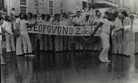 Manifestação do MDB nas comemorações do dia da Independência da Bahia (Salvador-BA, 2 jul. 1978). / Crédito: Roberto Gaguinho.