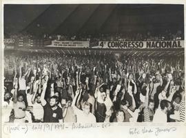Congresso Nacional da CUT, 4o (São Paulo-SP, 01-04 set. 1991). Crédito: Vera Jursys