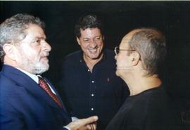 Encontro de Lula com artistas, promovido pela candidatura “Lula Presidente” (PT) nas eleições de ...