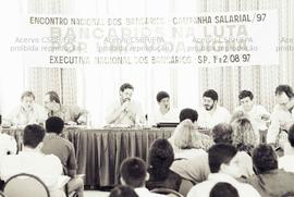 Encontro Nacional dos Bancários (São Paulo-SP, 01-02 ago. Ago. 1997). Crédito: Vera Jursys
