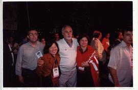 Comício candidatura “Lula Presidente” (PT) nas eleições de 2002 ([Campinas-SP], 14 set 2002) / Cr...