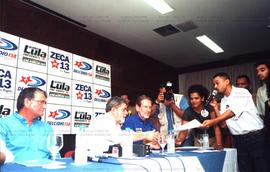 Atividade da candidatura &quot;Lula Presidente&quot; (PT) nas eleições de 2002 (Mato Grosso do Sul, 2002) / Crédito: Autoria desconhecida