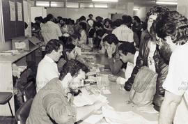 Congresso Estadual da CUT-SP, 2º (São Bernardo do Campo-SP, jul. 1986). Crédito: Vera Jursys