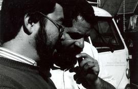 Evento não identificado [Lula e Paulo Okamoto] (São Paulo-SP, 1989). / Crédito: Patrícia Cornils