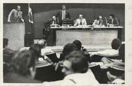 Votação da Lei da Magistratura Nacional (Brasília-DF, [8 mar. 1979]). / Crédito: Autoria desconhecida.