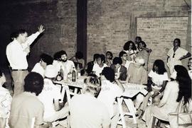 Ato cultural em apoio à candidatura “Suplicy vereador” (PT) nas eleições de 1988 (São Paulo-SP, 1...