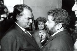 Debate entre presidenciáveis transmitido pela emissora de televisão SBT nas eleições de 1989 (São...