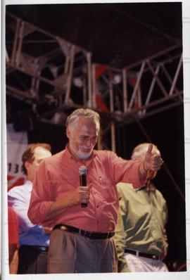 Comício da candidatura &quot;Genoino Governador&quot; (PT), nas eleições de 2002 ([São Paulo-SP],...