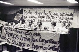 Ato contra a Guerra nas Malvinas e contra a intervenção da Argentina em El Salvador e América Cen...