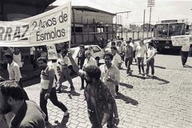 Ato dos metalúrgicos da Coferraz (Santo André-SP, 10 mar. 1984). Crédito: Vera Jursys