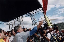 Marcha dos Cem Mil (Brasília, 26 ago. 1999). / Crédito: Roberto Parizotti