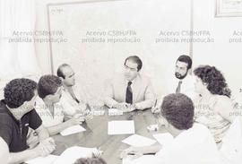 Evento não identificado [Reunião de negociação entre governo e funcionários da Cetesb?] (São Paul...