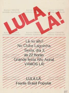 Lula Lá . (1989, Brasil).
