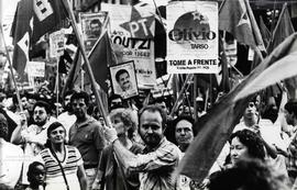 Retratos da candidatura Olívio DutraPrefeito (PT) nas eleições de 1988 (Porto Alegre-RS, 1988)  / Crédito: Karing Emerich
