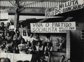 Convenção da Convergência Socialista [na quadra da PUC (São Paulo-SP, jan. 1978).] / Crédito: Jesus Carlos.