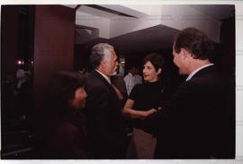Almoço com presenças de José Genoino (PT) e Marta Suplicy nas eleições de 2002 (São Paulo-SP, 200...