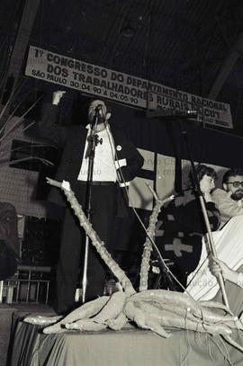 Congresso do Departamento Nacional dos Trabalhadores Rurais da CUT, 1º (São Paulo-SP, 30 abr./04 mai. 1990). Crédito: Vera Jursys