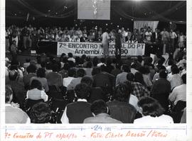 Encontro Nacional do PT, 7º (São Paulo-SP, 31 mai./3 jun. 1990) [Auditório do Anhembi] – 7º ENPT. / Crédito: Cibele Aragão/Fotón.