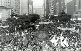 Comício da candidatura “Lula Presidente” (PT) nas eleições de 1989 (Belo Horizonte-MG, 18 out. 19...