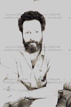 Entrevista concedida por Luizinho, presidente da CUT Regional São Paulo (São Paulo-SP, 24 mai. 1993). Crédito: Vera Jursys