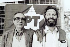 Retrato de candidaturas do PT nas eleições de 1986 (Local desconhecido, 1986). Crédito: Vera Jursys