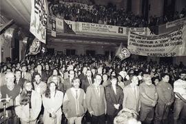 Ato contra Revisão Constitucional, no Largo São Francisco (São Paulo-SP, set. [1993?]). Crédito: Vera Jursys