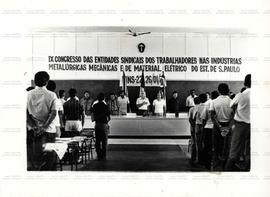 Congresso dos Metalúrgicos de São Paulo, 11º (Lins-SP, 22 a 26 jan. 1979). / Crédito: Ennio Brauns Filho/Central Fotojornalismo.