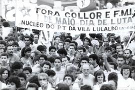 Ato pelo Fora Collor (São Paulo-SP, out. 1992). Crédito: Vera Jursys