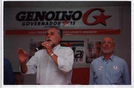Atividade da candidatura &quot;Genoino Governador&quot; (PT) nas eleições de 2002 (São Paulo, 2002) / Crédito: Cesar Hideiti Ogata