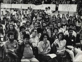 Convenção da Convergência Socialista [na quadra da PUC (São Paulo-SP, jan. 1978).] / Crédito: Jes...