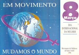 8 de março: Em movimento mudamos o mundo (Santo André (SP), 1996).
