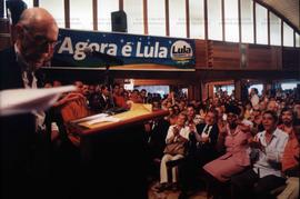 Ato de apoio dos artistas à candidatura &quot;Lula Presidente&quot; (PT) nas eleições de 2002 (Ri...