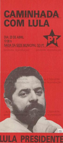 Caminhada com Lula. (20-04-1989, Brasil).