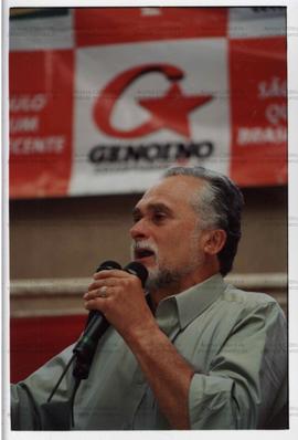 Atividade da candidatura &quot;Lula Presidente&quot; (PT) e Genoino governador nas eleições de 2002 (São Paulo, 2002) / Crédito: Autoria desconhecida
