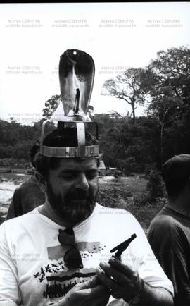 Caravana da Cidadania visita o Seringal Cachoeira (Capuri-AC, 5 set. 1993). / Crédito: Carlos Car...
